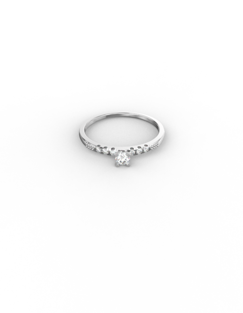 Elegant Pear Cut Drop Design Ring