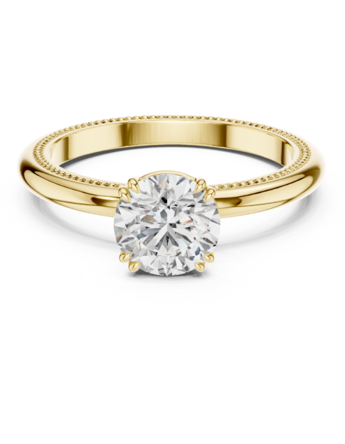 Round Solitaire Diamond Engagement Ring